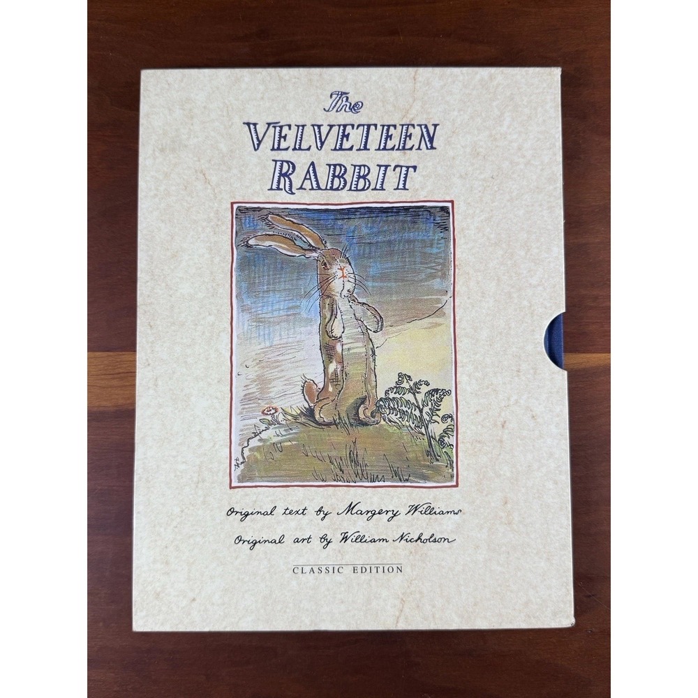 The Velveteen Rabbit Deluxe Slipcover Margery Williams Illustrated 1991